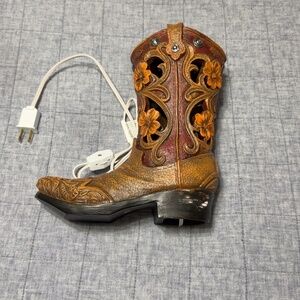 Cowgirl Boot Lamp